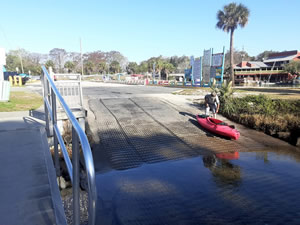 boat ramp for small boats at rogers park, springville, fl